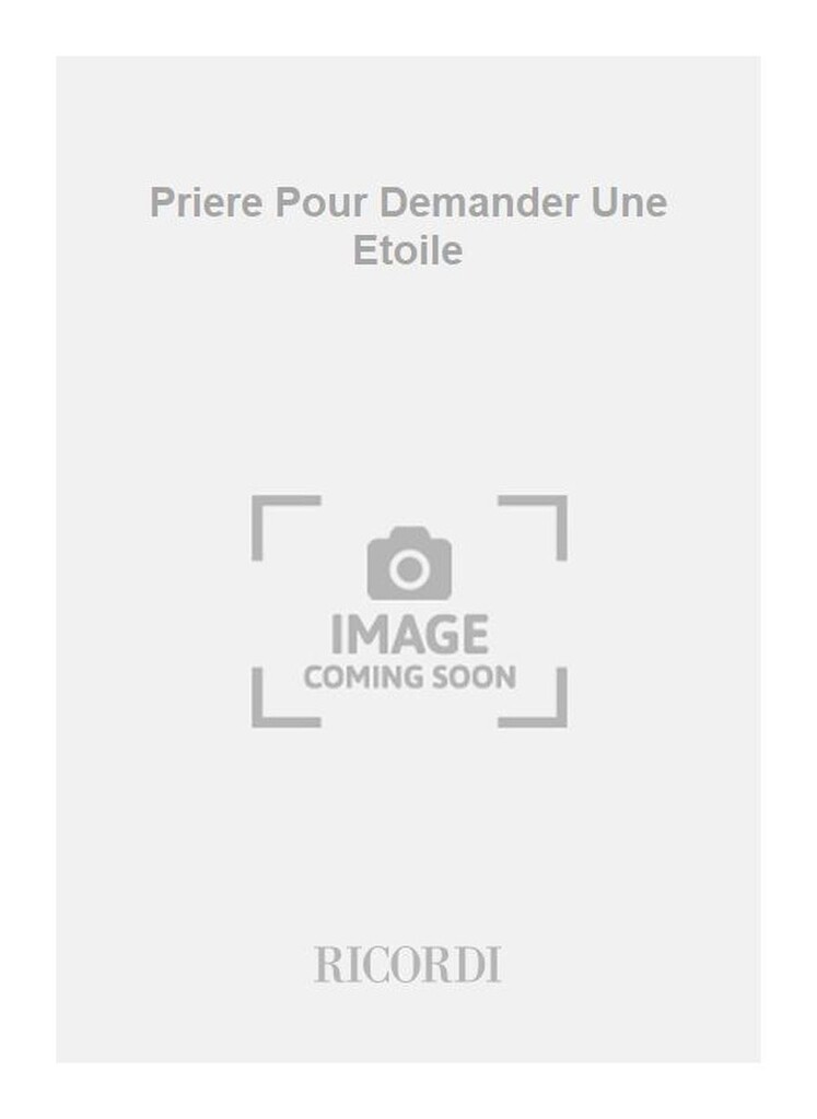 Priere Pour Demander Une Etoile